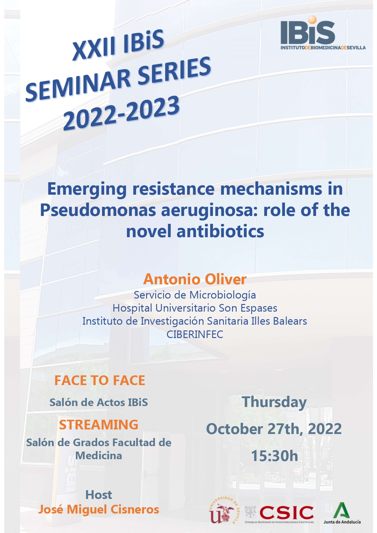 Poster: Emerging resistance mechanisms in Pseudomonas aeruginosa: role of the novel antibiotics