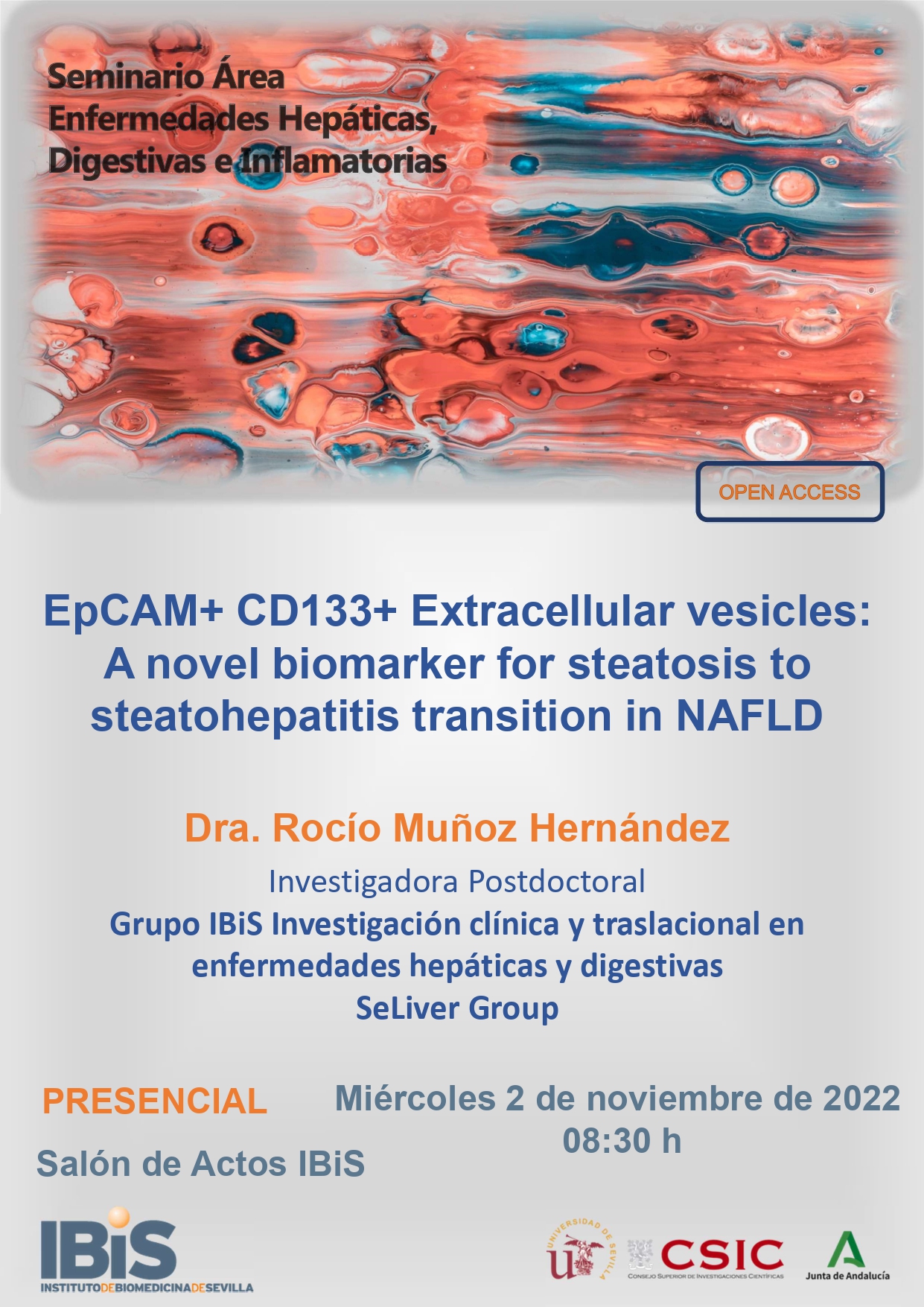 Poster: EpCAM+ CD133+ Extracellular vesicles: A novel biomarker for steatosis to steatohepatitis transition in NAFLD
