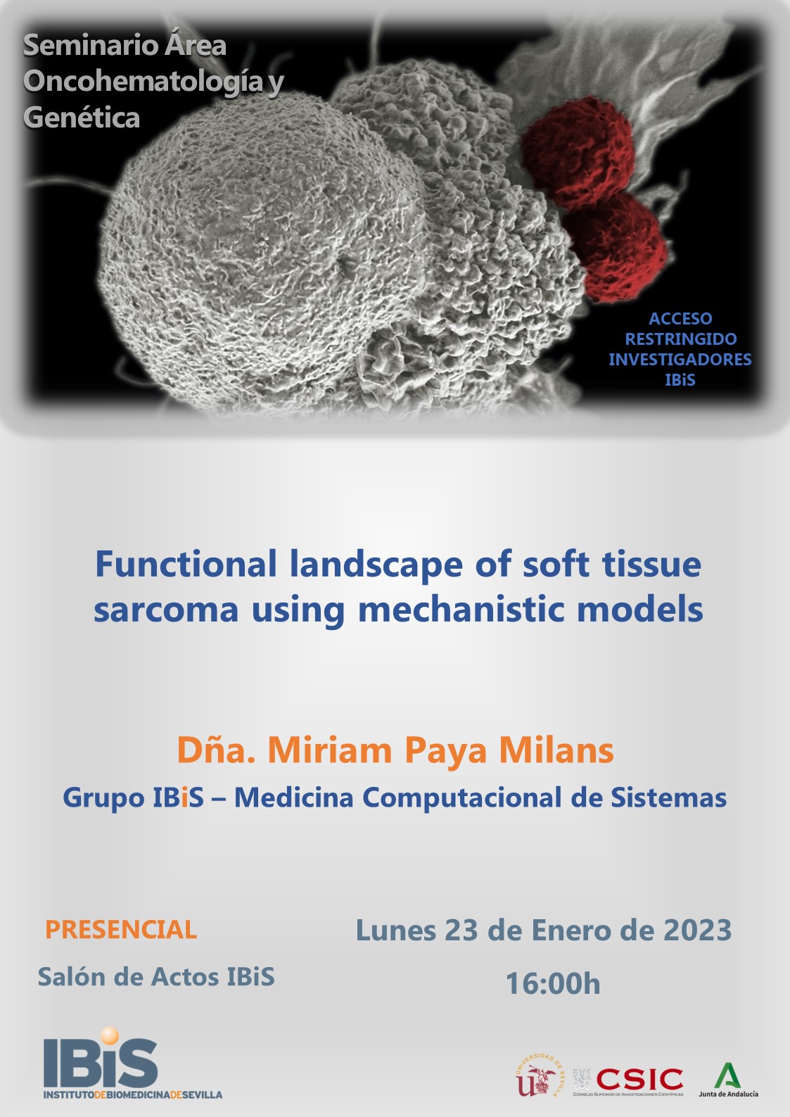 Poster: Functional landscape of soft tissue sarcoma using mechanistic models