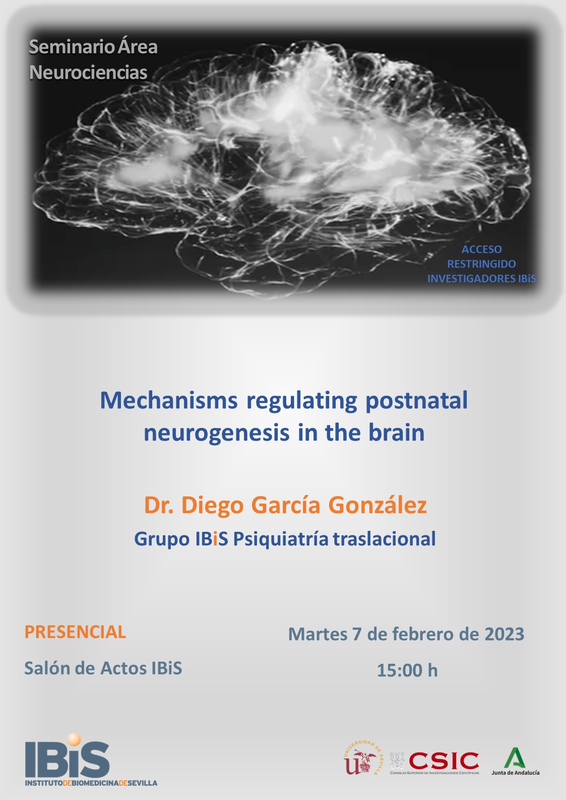 Poster: Mechanisms regulating postnatal neurogenesis in the brain