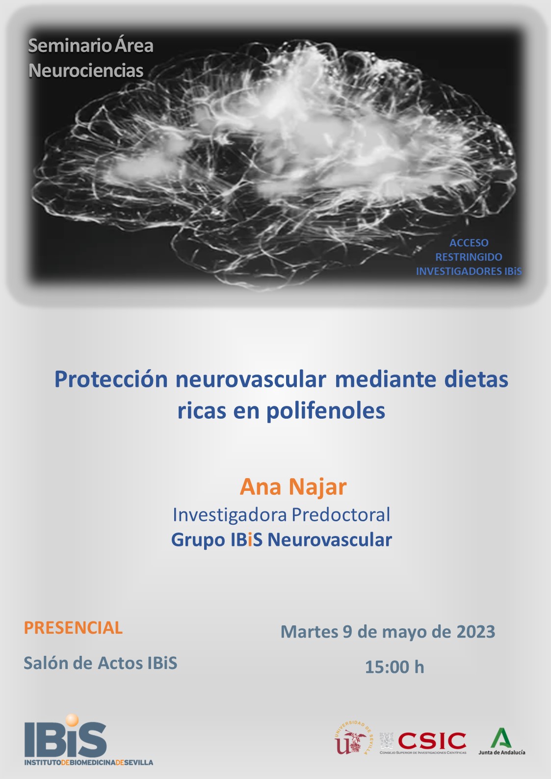 Poster: Protección neurovascular mediante dietas ricas en polifenoles