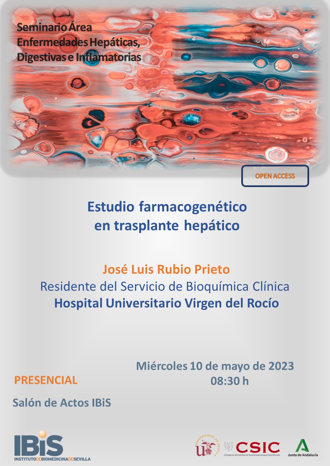 Poster: Estudio farmacogenético  en trasplante hepático