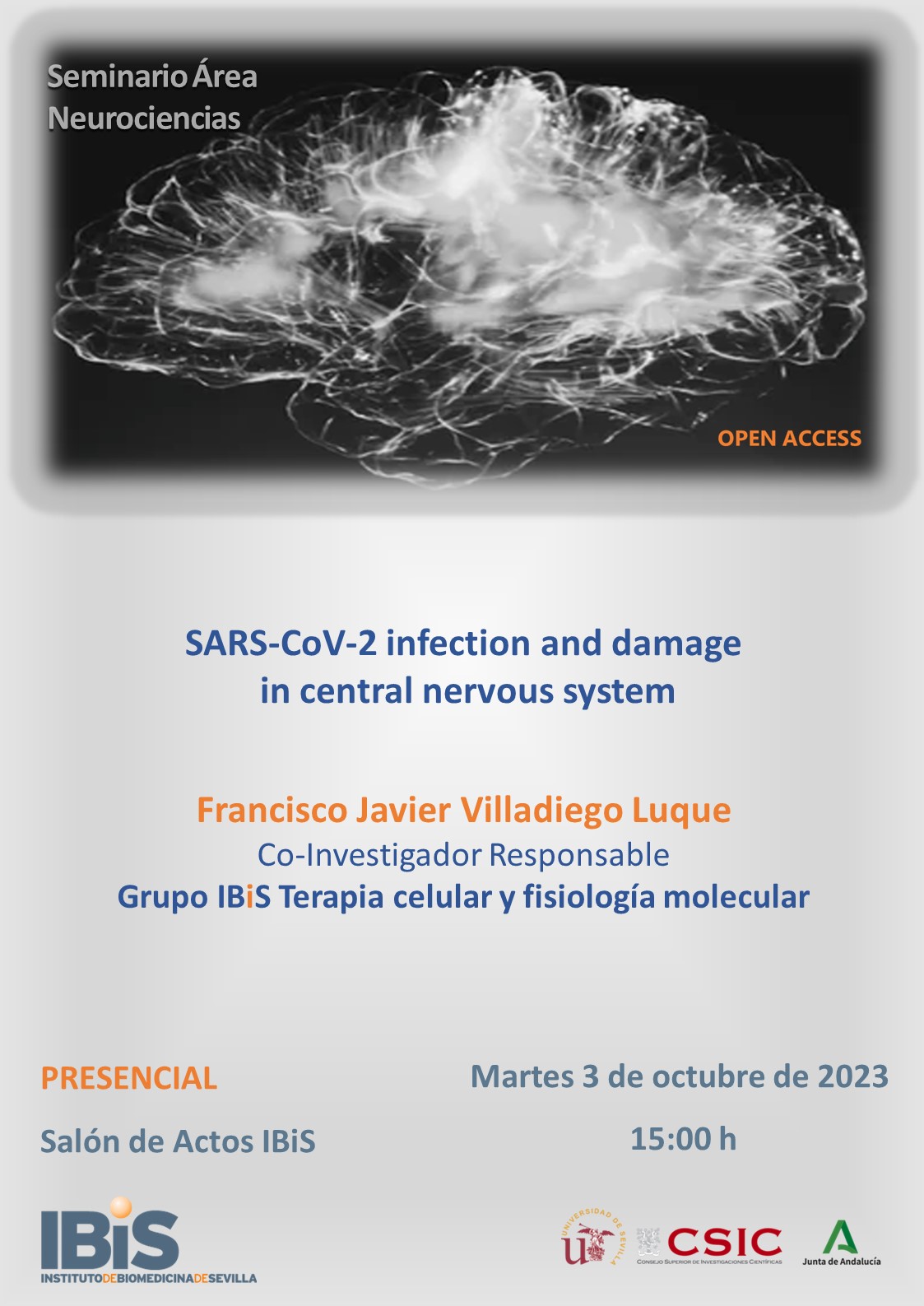 Poster: SARS-CoV-2 infection and damage  in central nervous system