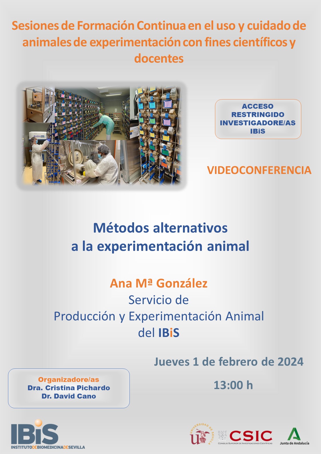 Poster: Métodos alternativos a la experimentación animal