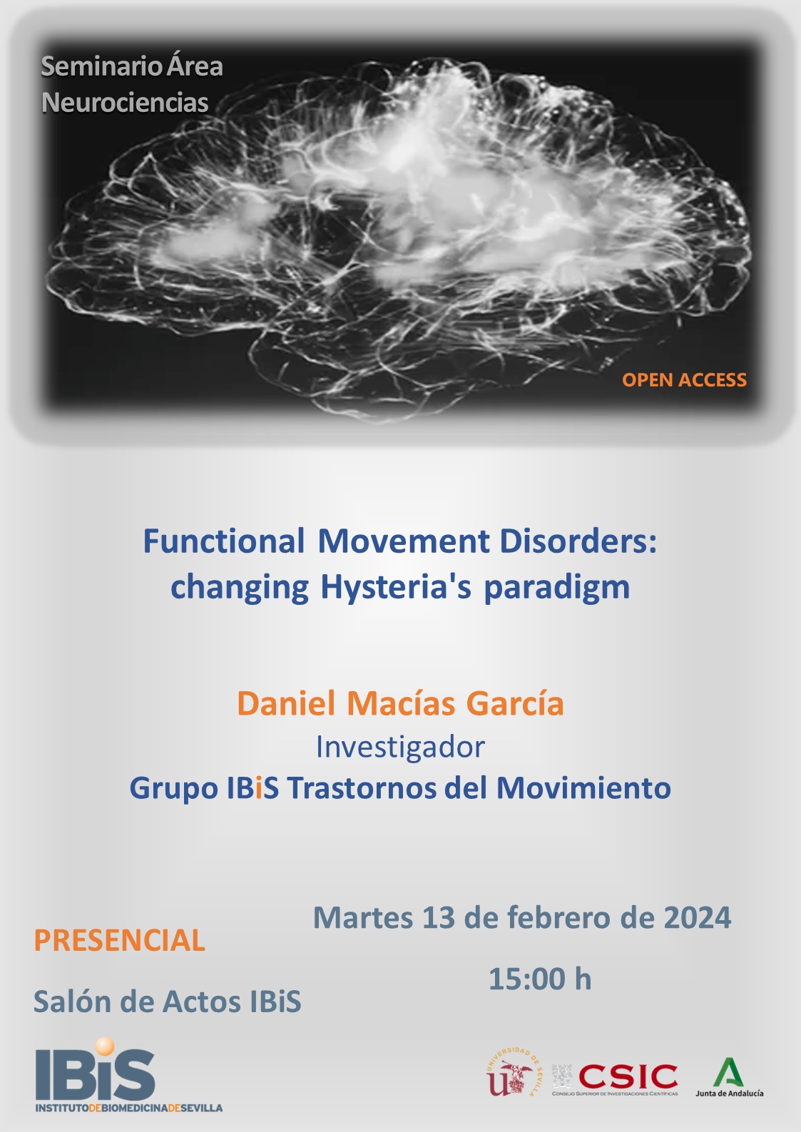 Poster: Functional Movement Disorders:  changing Hysteria's paradigm