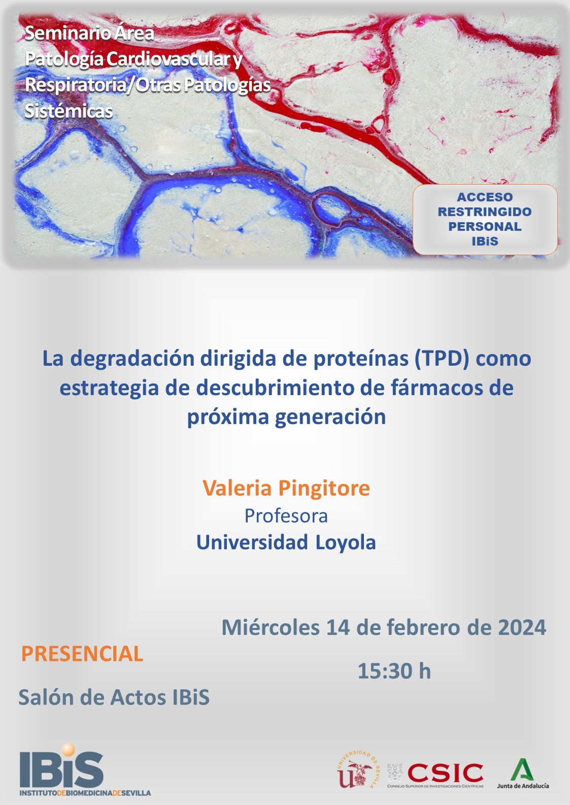 Poster: La degradación dirigida de proteínas (TPD) como estrategia de descubrimiento de fármacos de próxima generación