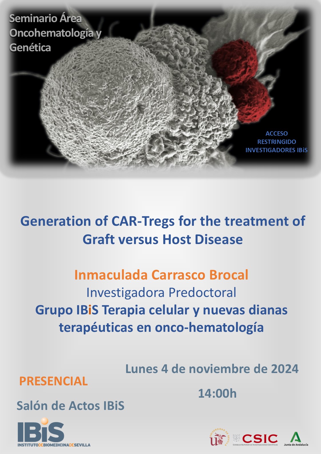 Poster: Generation of CAR-Tregs for the treatment of Graft versus Host Disease