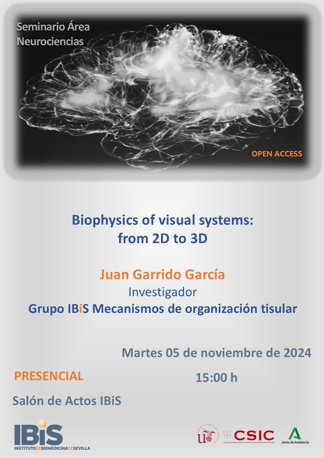 Poster: Biophysics of visual systems: from 2D to 3D