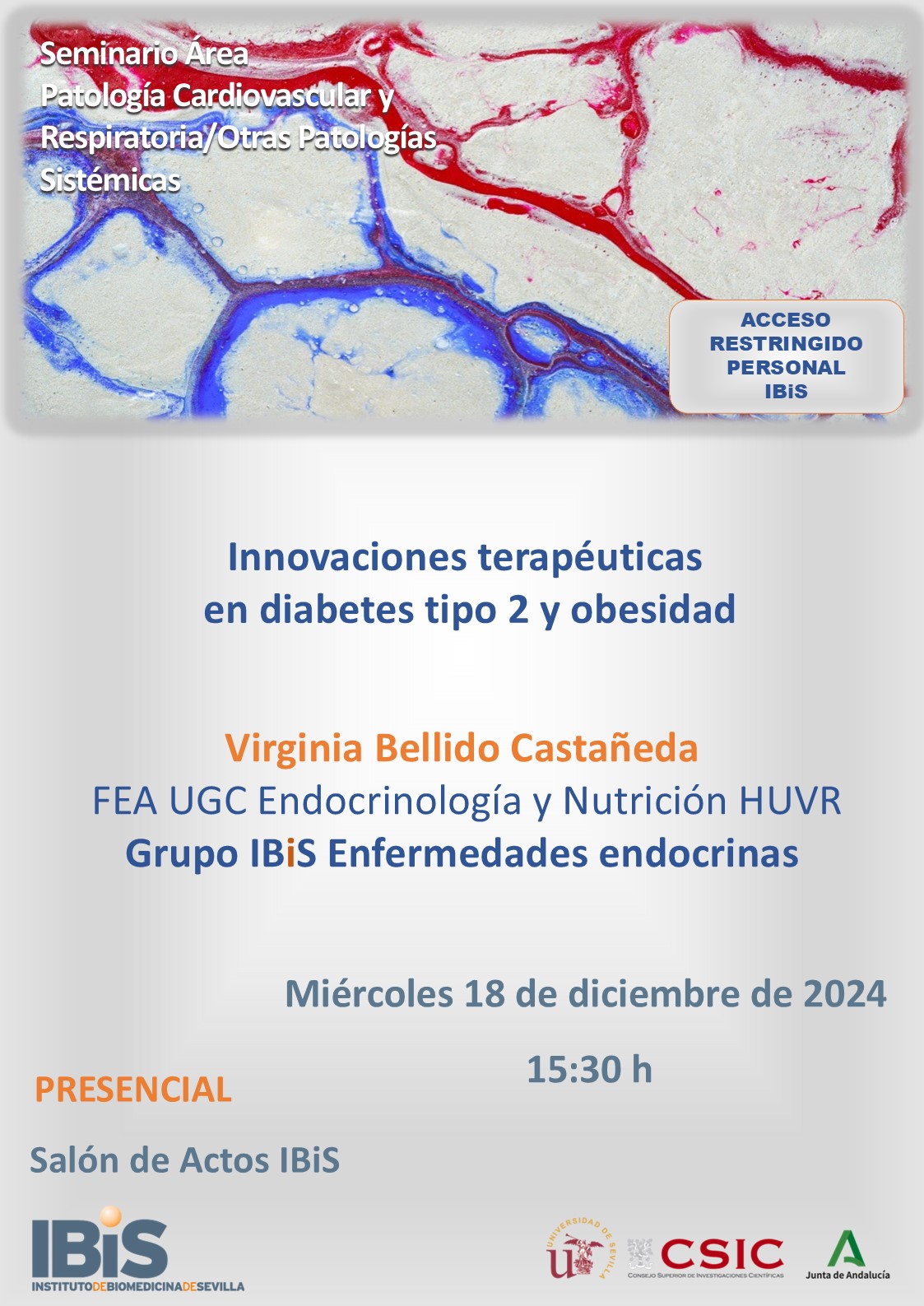 Poster: Innovaciones terapéuticas  en diabetes tipo 2 y obesidad