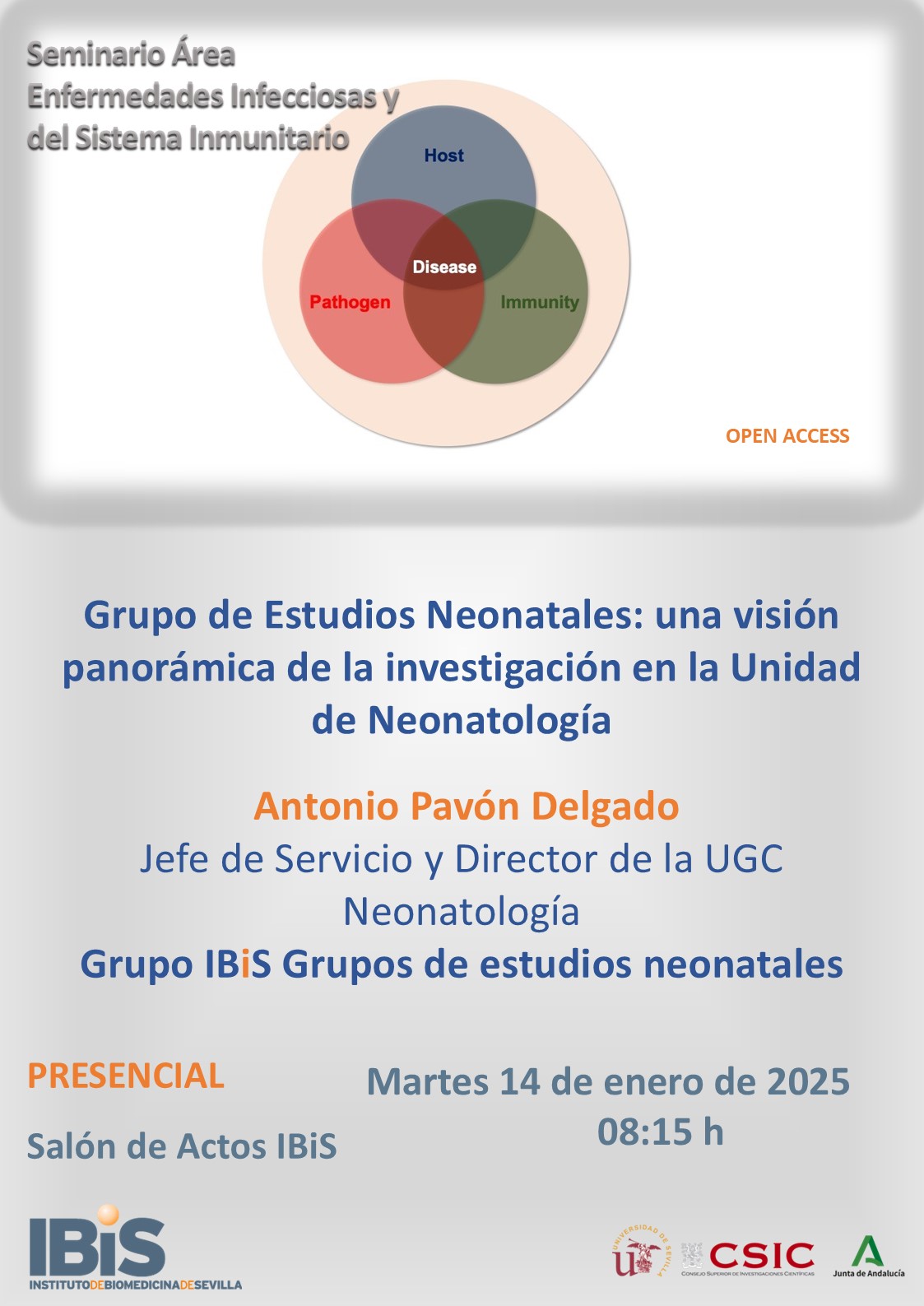 Poster: Grupo de Estudios Neonatales: una visión panorámica de la investigación en la Unidad de Neonatología