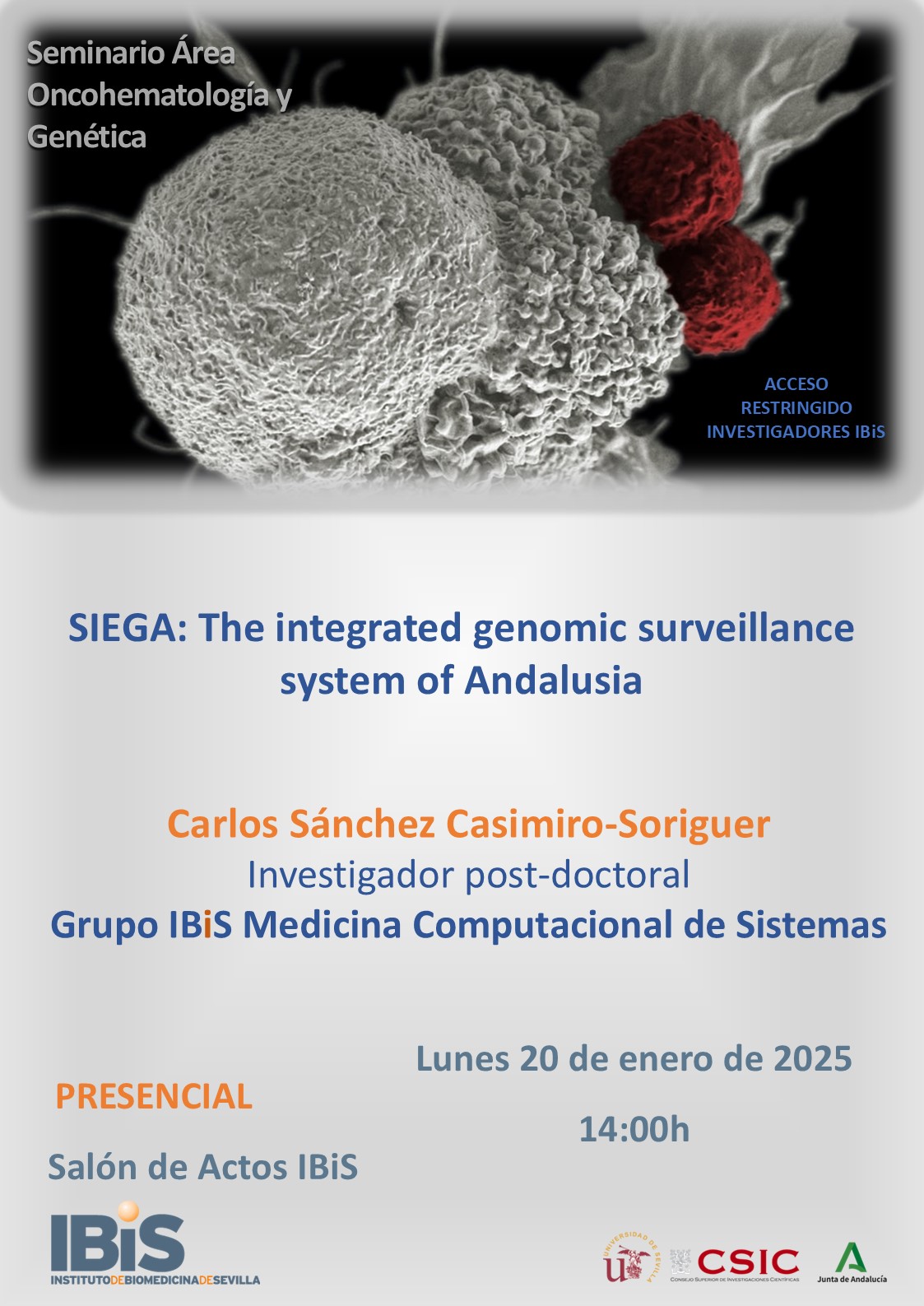 Poster: SIEGA: The integrated genomic surveillance system of Andalusia