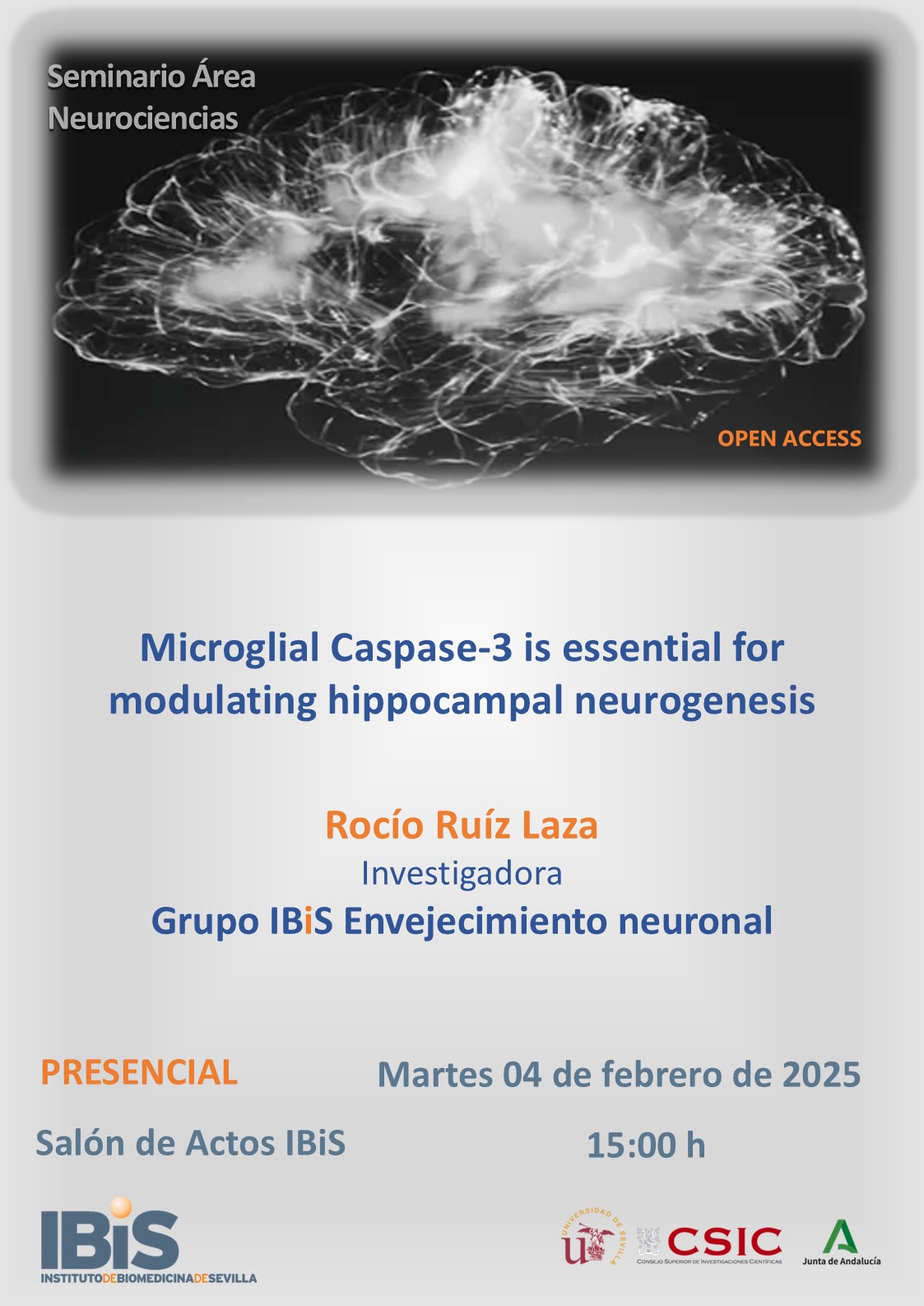 Poster: Microglial Caspase-3 is essential for modulating hippocampal neurogenesis