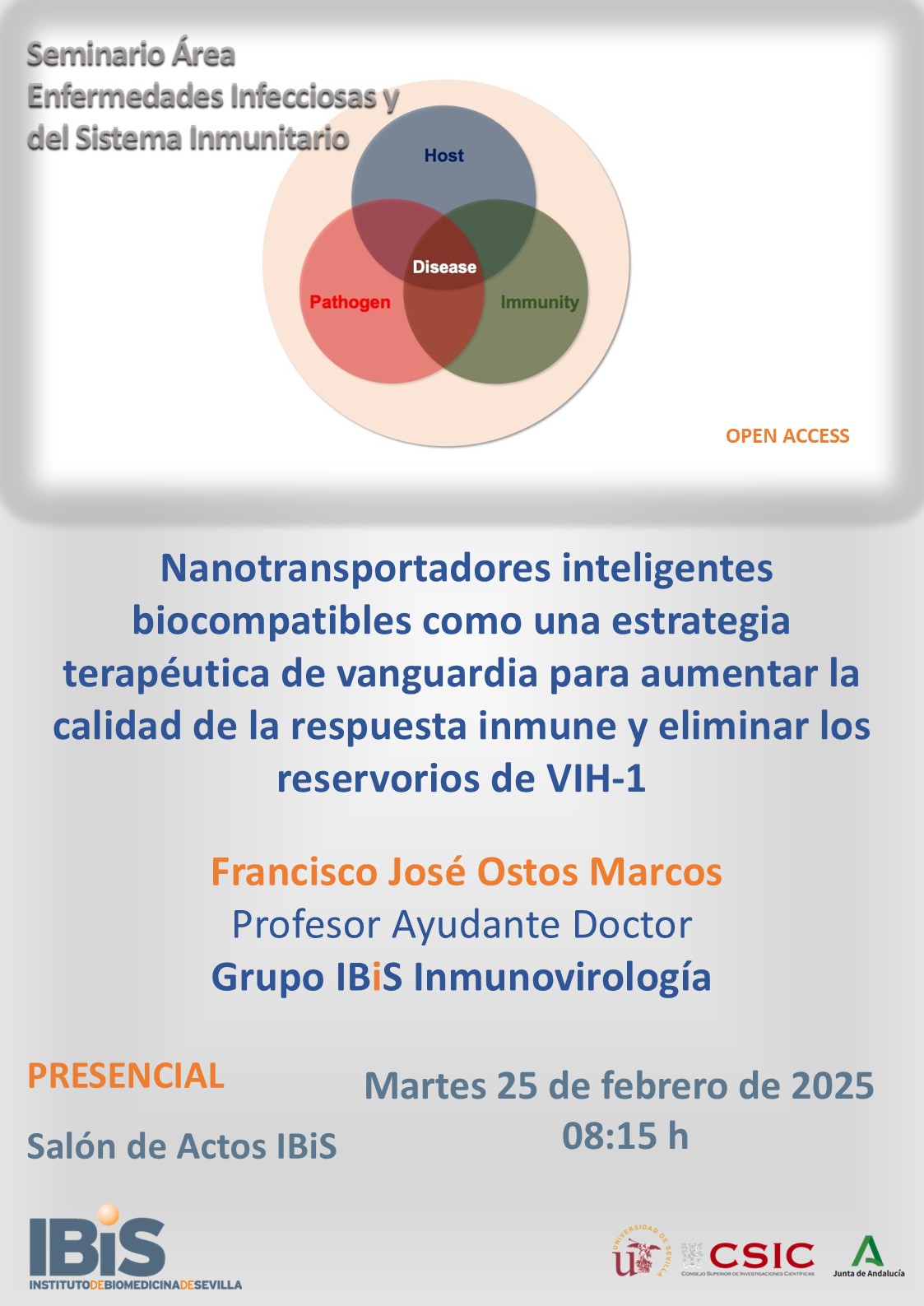 Poster: Nanotransportadores inteligentes biocompatibles como una estrategia terapéutica de vanguardia para aumentar la calidad de la respuesta inmune y eliminar los reservorios de VIH-1