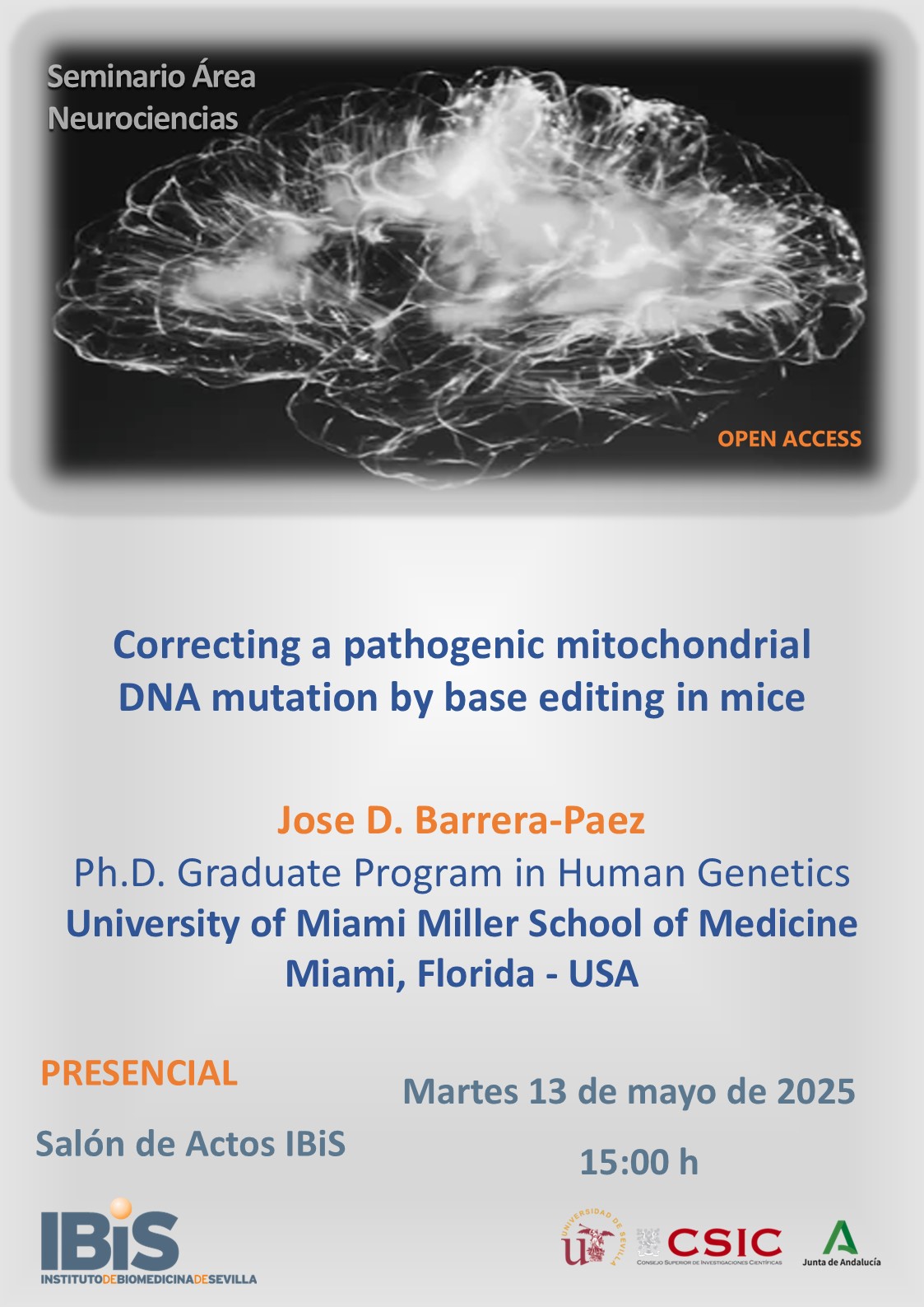 Poster: Correcting a pathogenic mitochondrial DNA mutation by base editing in mice