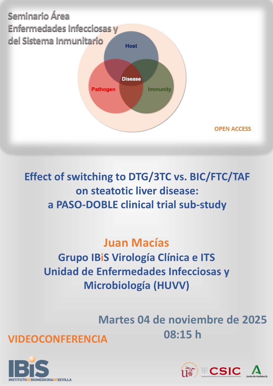 Poster: Effect of switching to DTG/3TC vs. BIC/FTC/TAF on steatotic liver disease: a PASO-DOBLE clinical trial sub-study