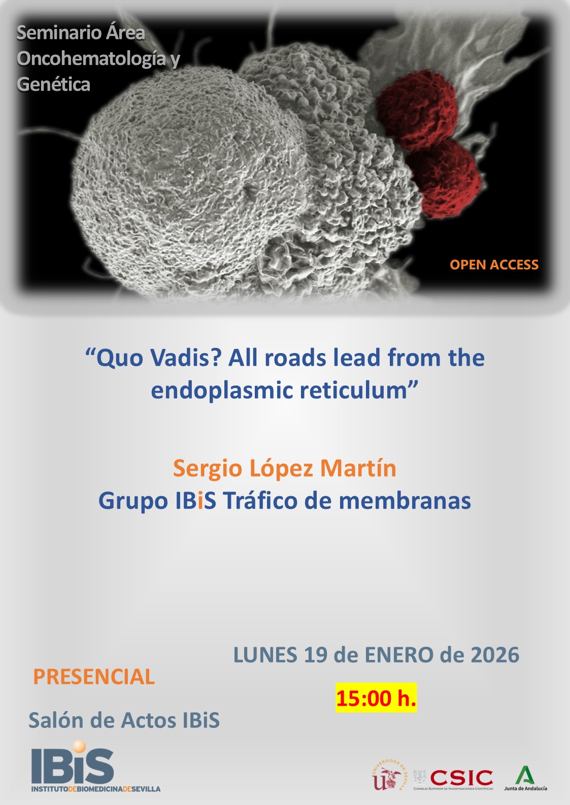 Poster: Quo Vadis? All roads lead from the endoplasmic reticulum