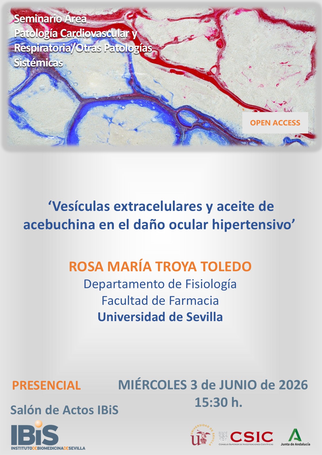 Poster: Vesículas extracelulares y aceite de acebuchina en el daño ocular hipertensivo