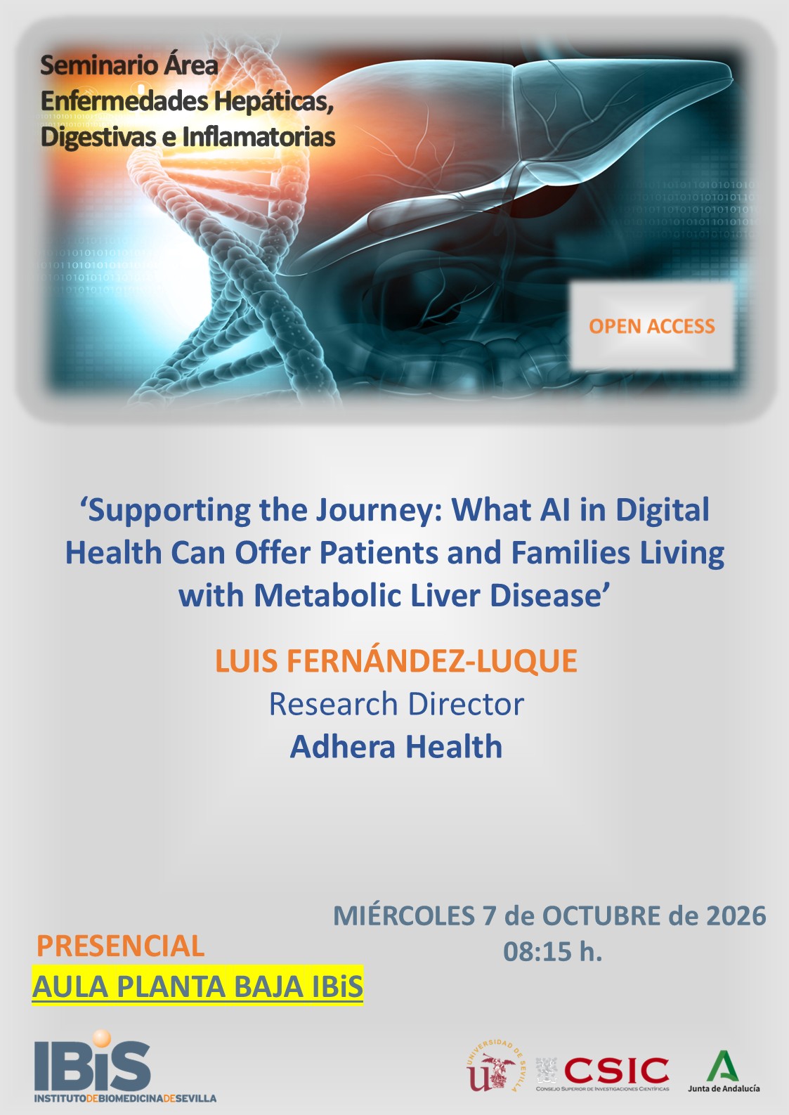 Poster: Supporting the Journey: What AI in Digital Health Can Offer Patients and Families Living  with Metabolic Liver Disease