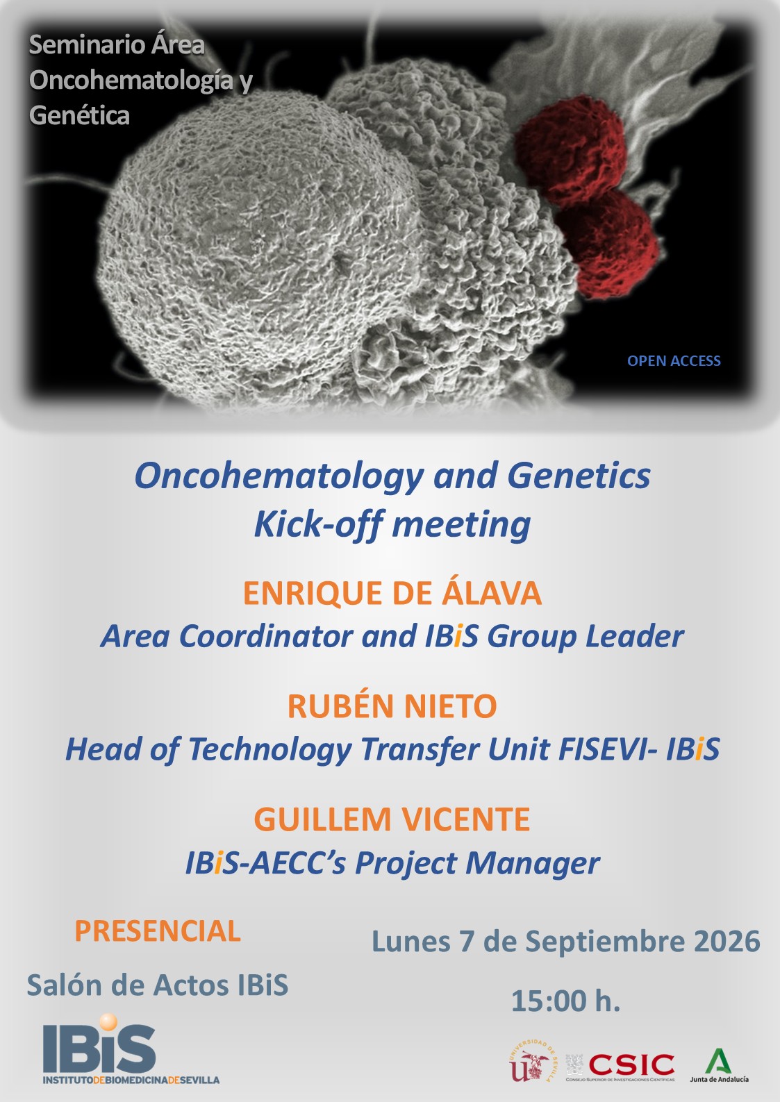 Poster: Oncohematology and Genetics  Kick-off meeting