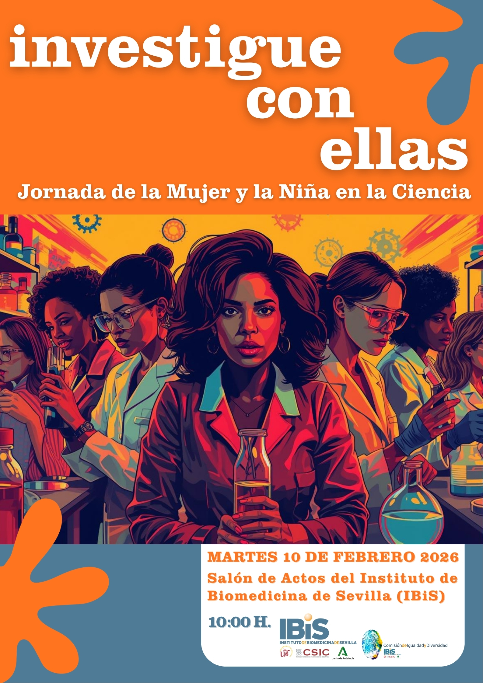 Poster: Jornada INVESTIGUE CON ELLAS
