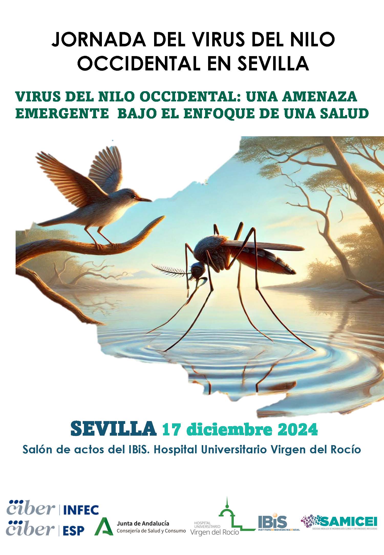 Poster: JORNADA DEL VIRUS DEL NILO OCCIDENTAL EN SEVILLA