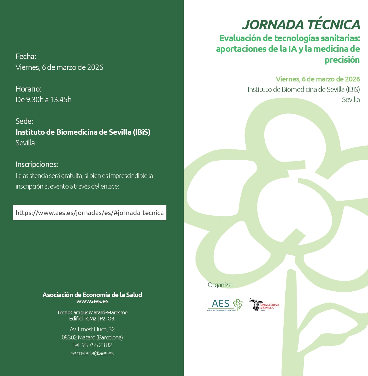 Poster: Jornada Técnica Previa de Economía de la Salud